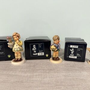 Hummel Goebel Lot of 3 Porcelain Figures with Boxes